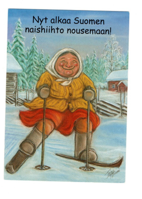 °°NYT ALKAA SUOMEN NAISHIIHTO...°° -KORTTI / HÖRÖLÄ