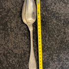 Vanha iso hopealusikka 64g hopeaa - pikkukuva 1
