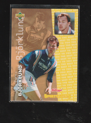 Paul Gascoigne 1997 UD Kellogg's Sports Stars (Finland)