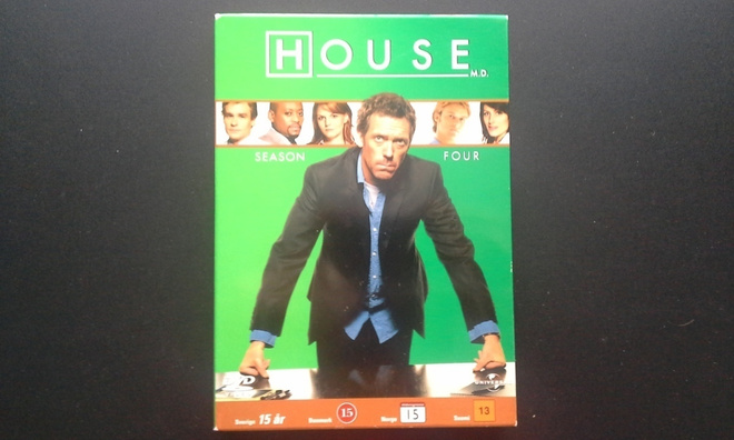 DVD: HOUSE M.D. 4 kausi. 4xDVD (2007-2008)