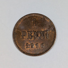 1penni 1916 - Meistin halkeama - pikkukuva 1