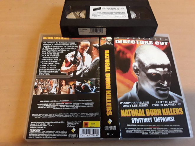 Natural Born Killers - Syntyneet tappajiksi - SF VHS Futuref