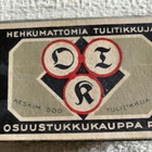 Vanha iso OTK tulitikkurasia - pikkukuva 1