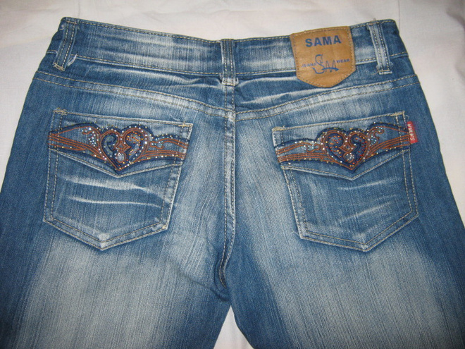 Sama jeans farkut, koko L, käyttämättömät