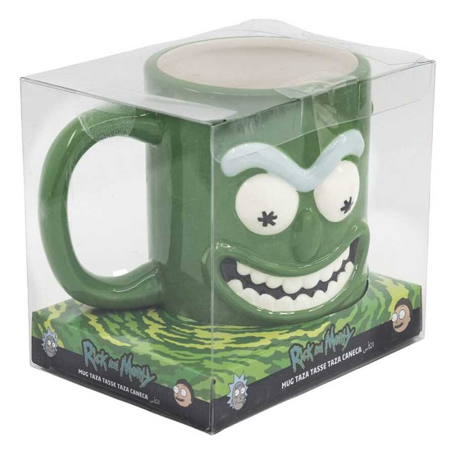 RICK AND MORTY 3D MUG PICKLE RICK	(13 734)	739ml	muki/lasi/j