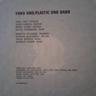 Yoko Ono/Plastic Ono Band LP 1970 - 1. painos - pikkukuva 5