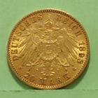 Saksa, 20 Mark 1898, aika hyvä kunto. - pikkukuva 2