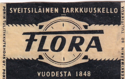 Flora. Sveitsiläinen tarkkuuskello,                   s88