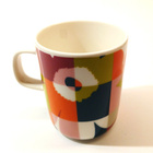Marimekko Ruutu unikko muki, uusi käyttämätön - pikkukuva 2
