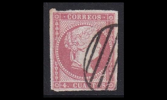 Espanja 32b o Isabella II 4 Cs (1855)