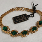 21k kullattu Design Bijoux Keyes rannekoru Gold plated - pikkukuva 1