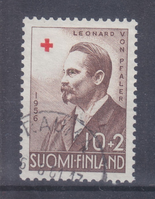 1956 PR 10+2 mk kaunisleimaisena.