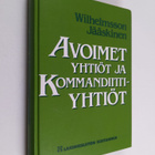 Thomas Wilhelmsson : Avoimet yhtiöt ja kommandiittiyhtiöt - pikkukuva 1
