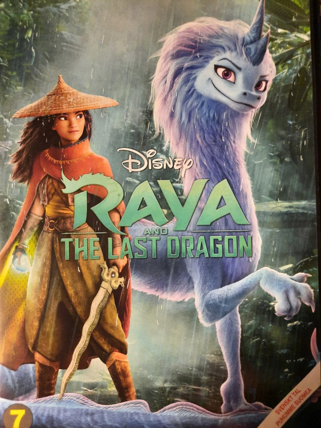 RAYA THE LAST DRAGON  DVD