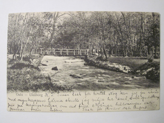 VANHA Postikortti Oulu HUIPPUKUNTO 1904
