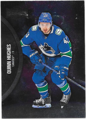 2021-22 Metal Universe #49 Quinn Hughes , Vancouver Canucks