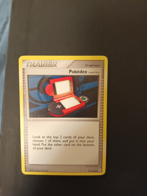 Pokedex Trainer - 111/130 - Diamond & Pearl Base Set card