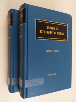 Genichi Taguchi : System of experimental design : enginee...