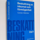Carsten Welinder : Beskattning av inkomst och förmögenhet 1 - pikkukuva 1