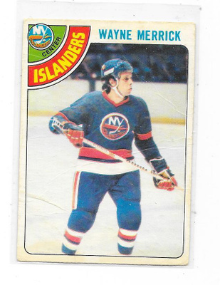 1978-79 OPC #258 Wayne Merrick , New York Islanders