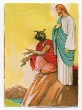 EO 5306 / NELKKU: Jeesus ja kiusaaja vuorella.