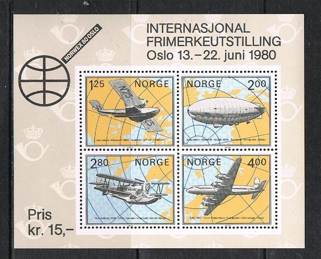 Norja 1979 - Norwex 80 blokki ++