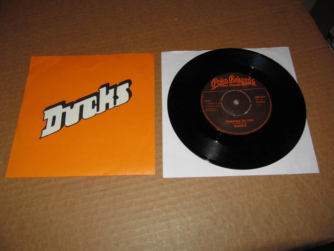 Ducks 7" Thinking Of You, PS v.1978 NIMMARIT !