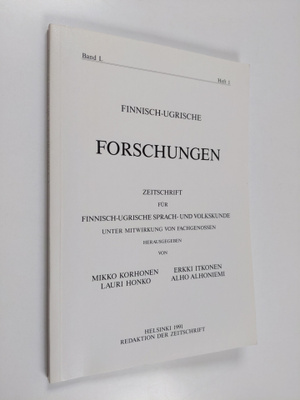 Finnisch-ugrische Forschungen Band 50, Heft 1 : Zeitschri...