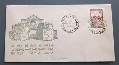 1952 FDC Vaasan palo