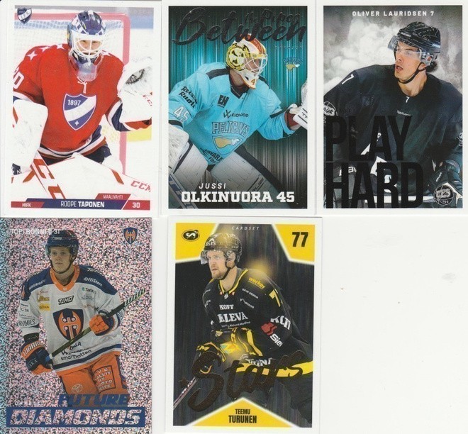 2023/24 Cardset series 1 perus ja erikoiskortit