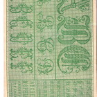 Broderies & Alphabet, 6 arkkia, eli 12 sivua, kirjonta. - pikkukuva 2