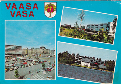Vaasa - Vasa. vaakuna. sommitelmakortti . b420