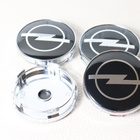 Opel vannekeskiöt – Kromi-musta – 60mm (4kpl sar - pikkukuva 3