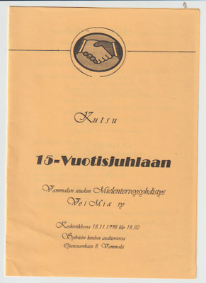 KUTSU, Vammalan Mielenterveysyhdistys 15 vuotta