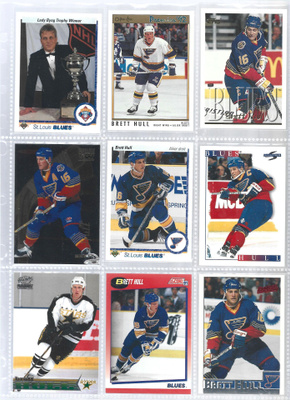 9 X BRETT HULL - BLUES / DALLAS