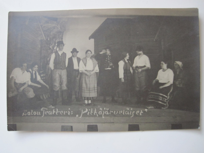 VANHA Valokuva Postikortti Salo Teatteri 1920-luku