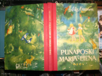 Aila Nissinen PUNAPOSKI JA MARJA-LIENA ( 2 p. 1954 ) Sis.pk