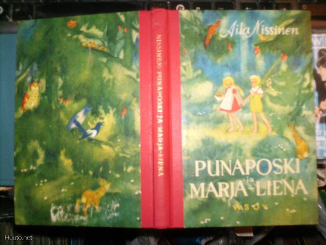 Aila Nissinen PUNAPOSKI JA MARJA-LIENA ( 2 p. 1954 ) Sis.pk