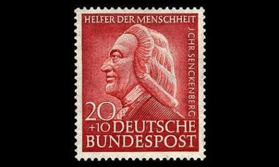 Saksa 175 ** Dr. Johann Christian Senckenberg 20+10 Pf (1953