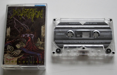 DEVASTATION Signs of Life 1989 C-KASETTI Trash Metal