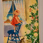 Stina Broome: tyttö katsoo joulukuusta, kulkenut 1965 - pikkukuva 1