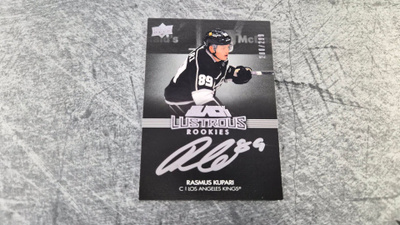 Rasmus Kupari 2021-22 Black Lustrous Rookies Auto