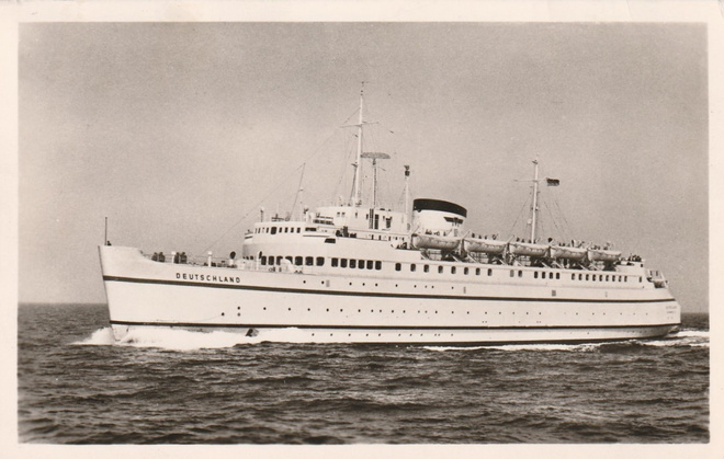 LAIVAKORTTI - M/S DEUTSCHLAND