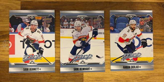 2024-25 Upper Deck MVP Florida: Bennett, Reinhart, Ekblad