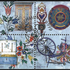 Åland 1999 ÅV 7 Kansantaidetta EP leima NELILÖ LaPe 151-154 - pikkukuva 1