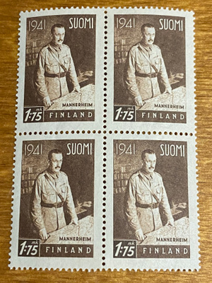 SOTAMARSALKKA C.G.E. MANNERHEIM 1,75MK W2 19mm NELIÖ**