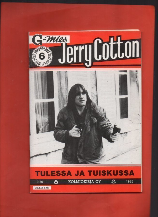 Jerry Cotton n:o 6 1985 TULESSA JA TUISKUSSA.
