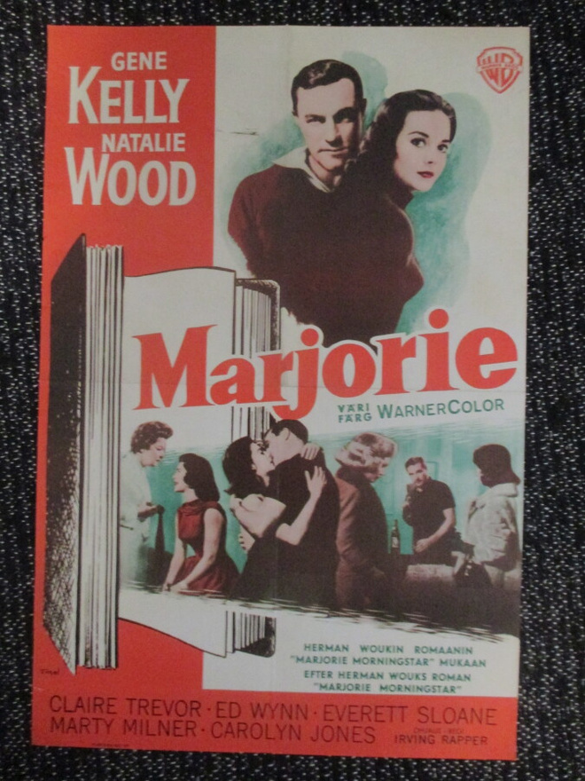 Marjorie (Irving Rapper, 1958) - vanha elokuvajuliste