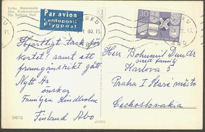 1960 uudet kaupungit lentokortti CSR:ään