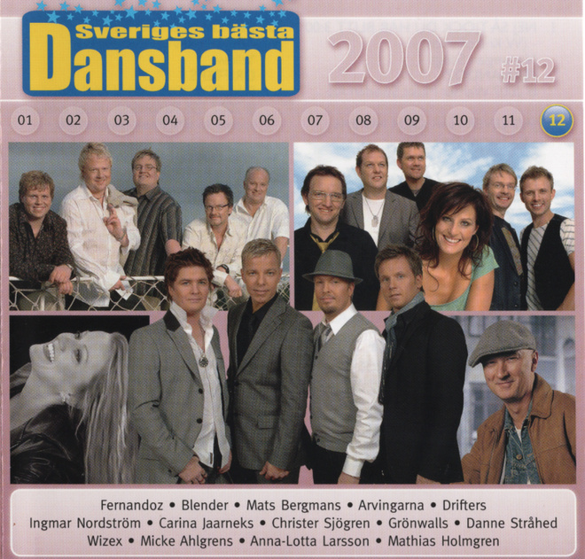 Sveriges Bästa Dansband - 2007 - Vol. 12 - CD